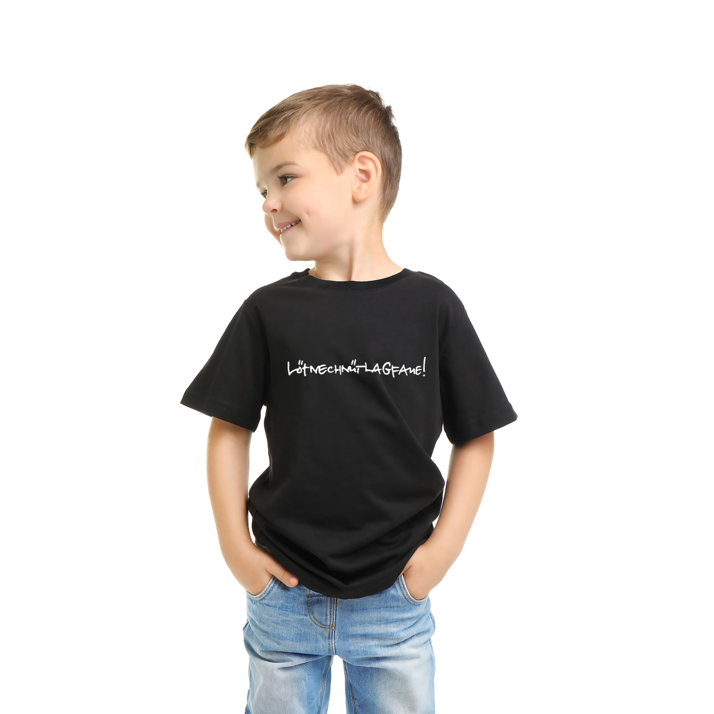 Kidz Shirt | lah dir nüt la gfaue | black