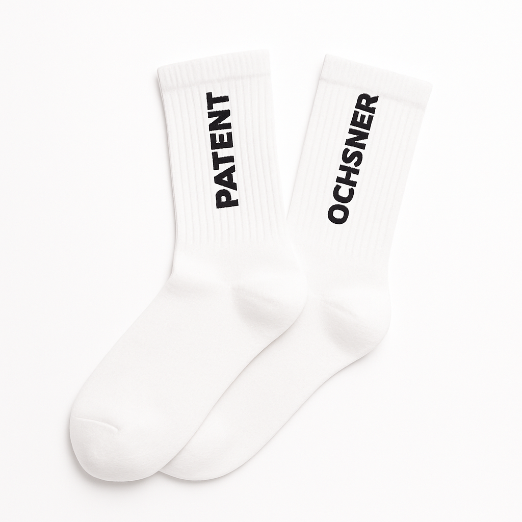 Socken | weiss | "PATENT OCHSNER"