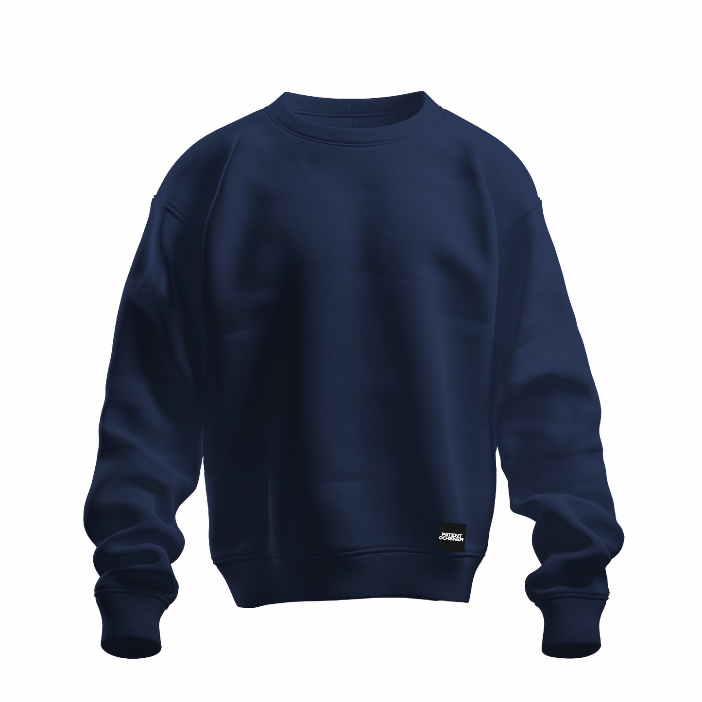 Sweater mit Stempel (blau)