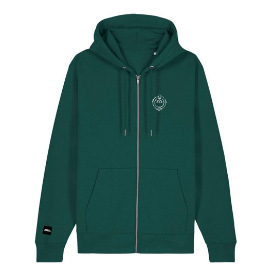 Zip Hoodie grün